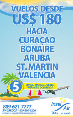 Vuelos Directos a San Martin y Curacao